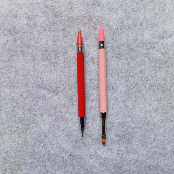 3-in-1 Nail Art Stippling & Removal Replacement Pen Dual Tip Stippling Pen Embossing Pen Metal Tip Stippling Tool - Image 7