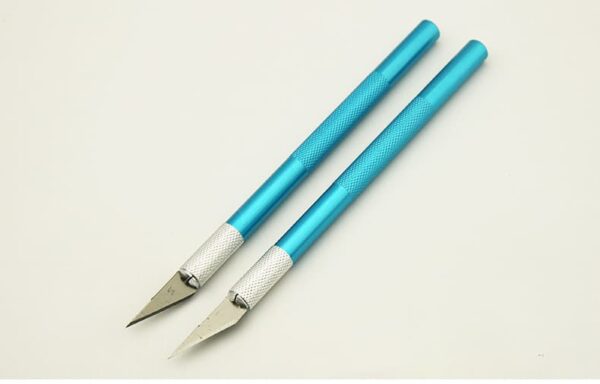 Metal Handle Hobby Knife Cutter Pen Carving Repair DIY Tool - Image 4