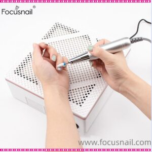 Strong Power 60W Nail Dust Collector Nail Polish Suction Vacuum Cleaner Nail Salon Tool Professional Cleaning Dust Collector