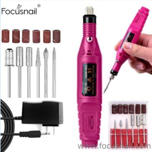 Nail Art Drill Kit, Electric Nail Drill Manicure Filer Kit Nail Buffer Machine Professional