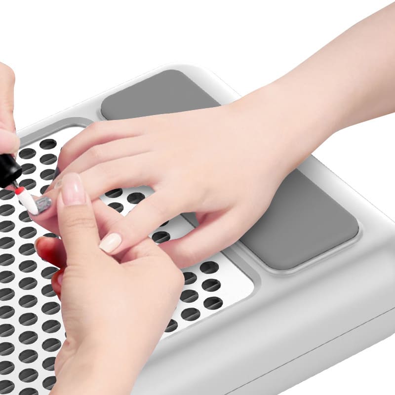 nail vacuum dust collector nail dust collector nail salon tools nail dust suction powerful 80W with filter fan extractor nail vacuum fan - Image 2