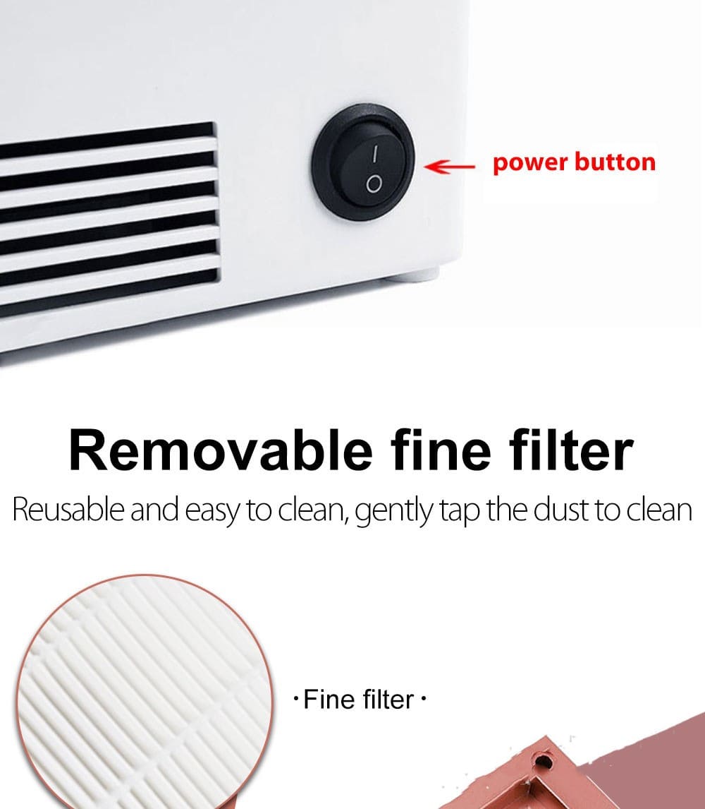 Strong Power 60W Nail Dust Collector Nail Polish Suction Vacuum Cleaner Nail Salon Tool Professional Cleaning Dust Collector - Image 5