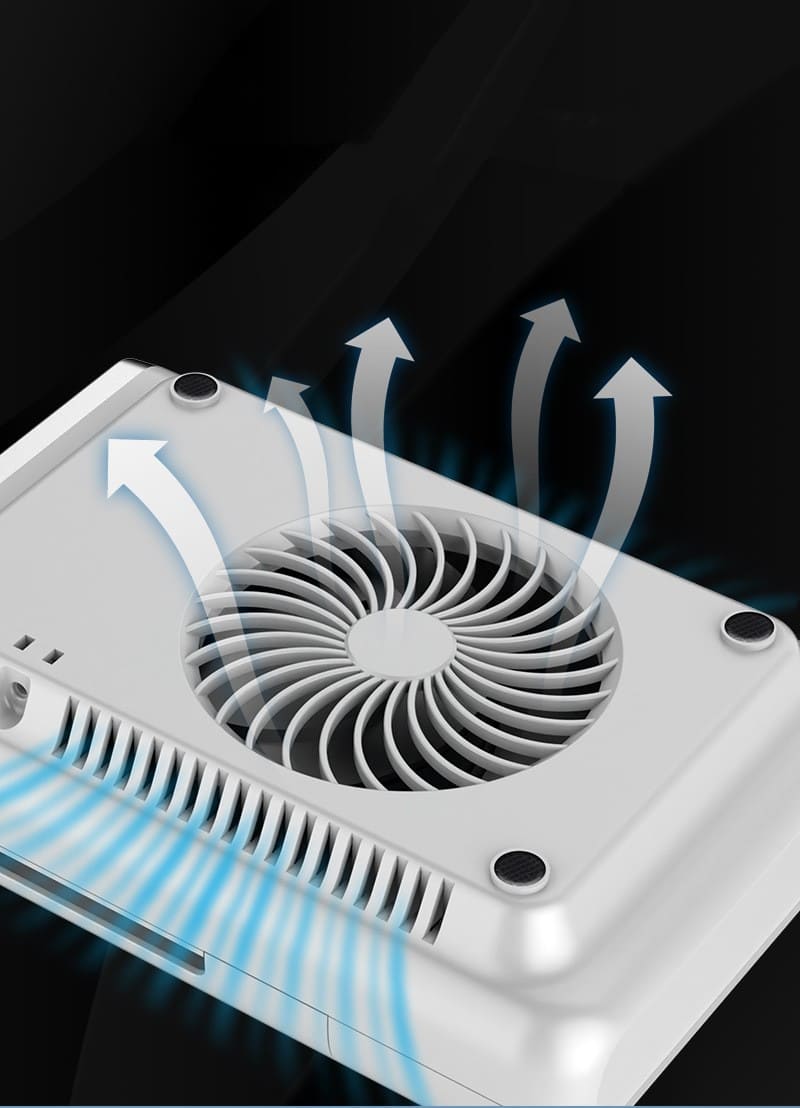 nail vacuum dust collector nail dust collector nail salon tools nail dust suction powerful 80W with filter fan extractor nail vacuum fan - Image 5