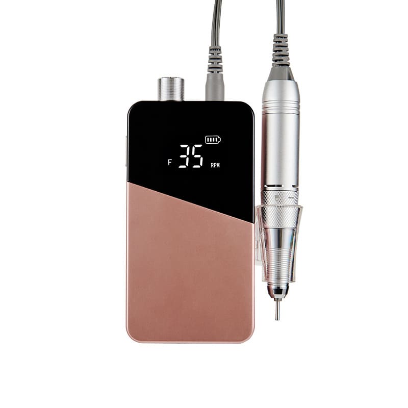 Electric Nail File 35,000 rpm Cordless Portable Electric Nail Drill Machine Rechargeable E-file Nail Drill Manicure Pedicure Set for Natural Nail Gel Polish - Image 4