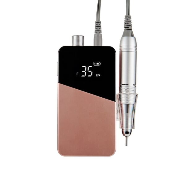 Electric Nail File 35,000 rpm Cordless Portable Electric Nail Drill Machine Rechargeable E-file Nail Drill Manicure Pedicure Set for Natural Nail Gel Polish - Image 4