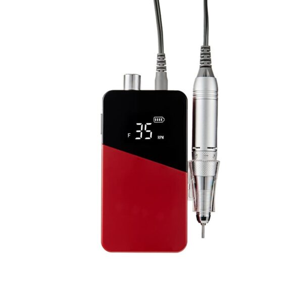 Electric Nail File 35,000 rpm Cordless Portable Electric Nail Drill Machine Rechargeable E-file Nail Drill Manicure Pedicure Set for Natural Nail Gel Polish - Image 5