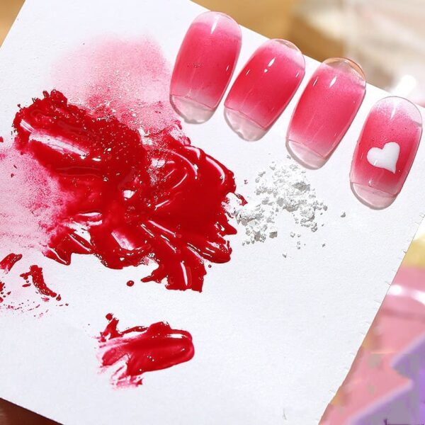 4-Claw Nail Sponge Reacher Grabber Pickup Tool Metal Grabber Reacher Tool 50Pcs Colorful Mini Nail Sponges - Image 2