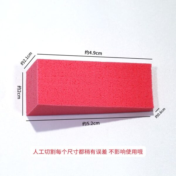 Nail Gradient Sponge Sponge Brush Beauty Hydrophilic Non-latex Pre Cut Triangle Sponge Makeup Cosmetics Wedge Sponge - Image 4