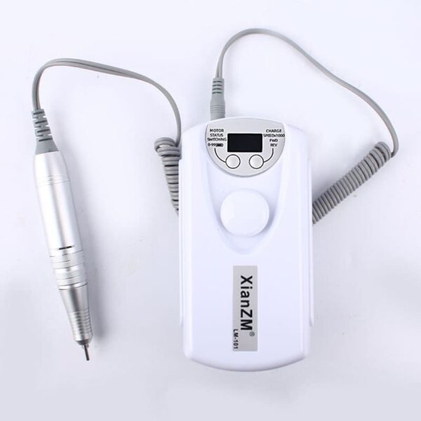 Electric Nail File Nail Drill Machine Portable Rechargeable Electric Nail Drill Pen Nail Gel Polisher Nail Art Equipment Nail Tool for Natural Nail, Gel Polish - Image 4