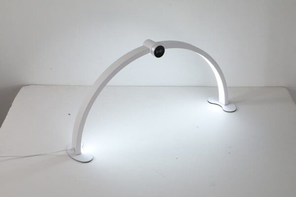 New Smart Touch Screen LED Nail Moon Lamp Desk Eyelash Lighting LCD Display Half Moon Nail Table Lamp - Image 6