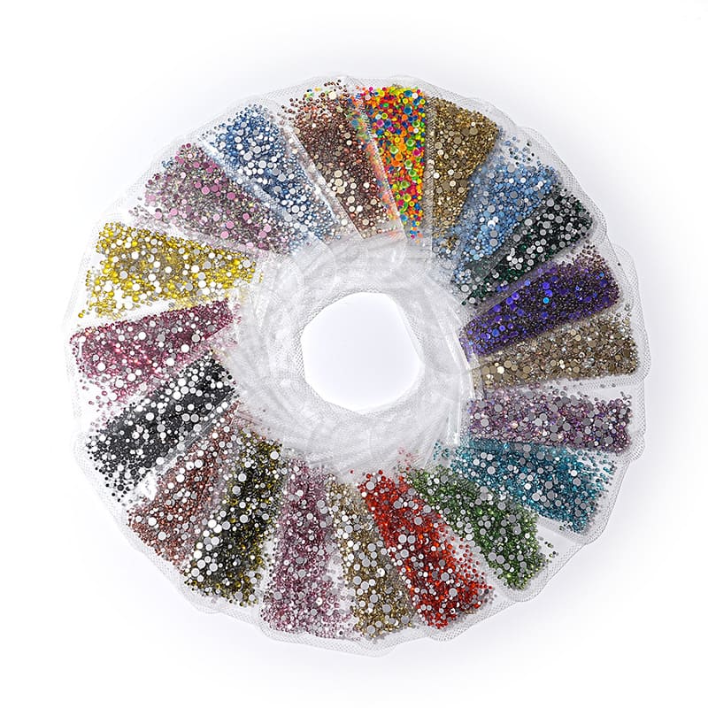 1440 DIY resin diamond Resin Flat Back Rhinestones Gem Nail Art - Image 9