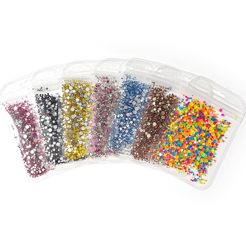 1440 DIY resin diamond Resin Flat Back Rhinestones Gem Nail Art - Image 7
