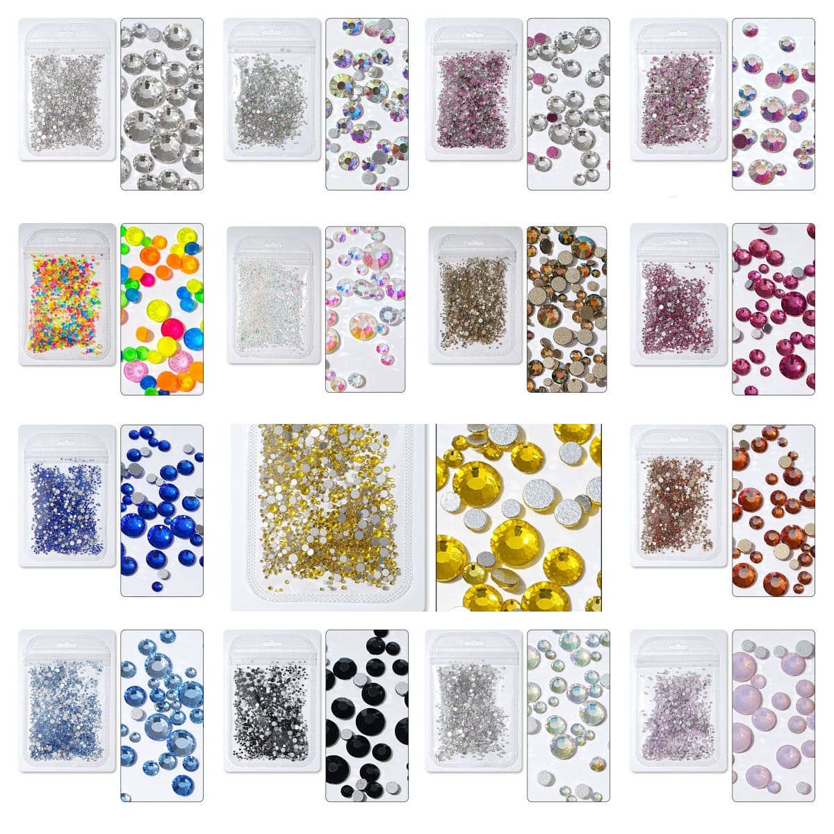 1440 DIY resin diamond Resin Flat Back Rhinestones Gem Nail Art - Image 4
