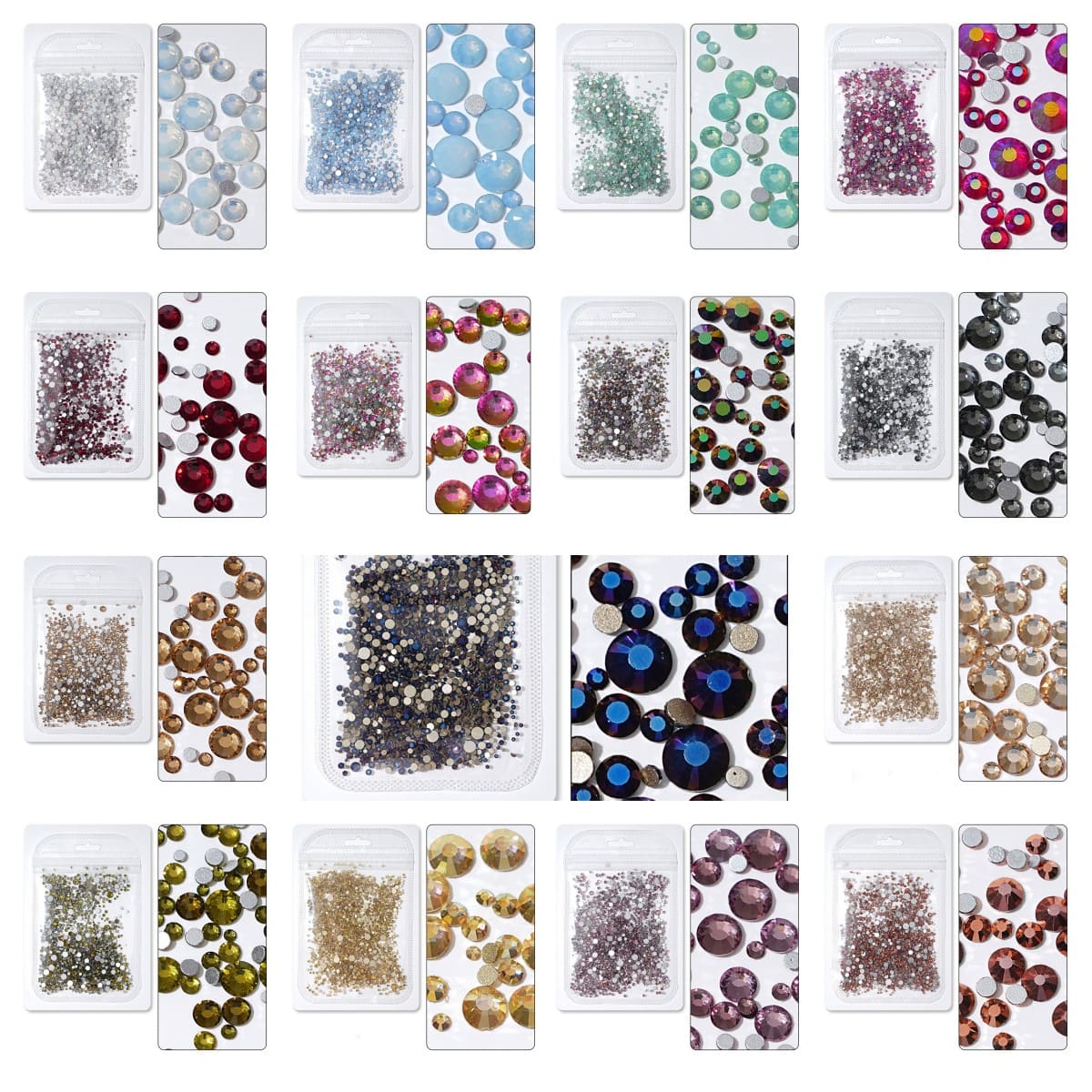 1440 DIY resin diamond Resin Flat Back Rhinestones Gem Nail Art - Image 3