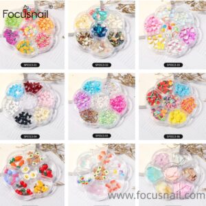 Bear Animals Candy Sunflowers Fruit Charms Nail Art Decoration