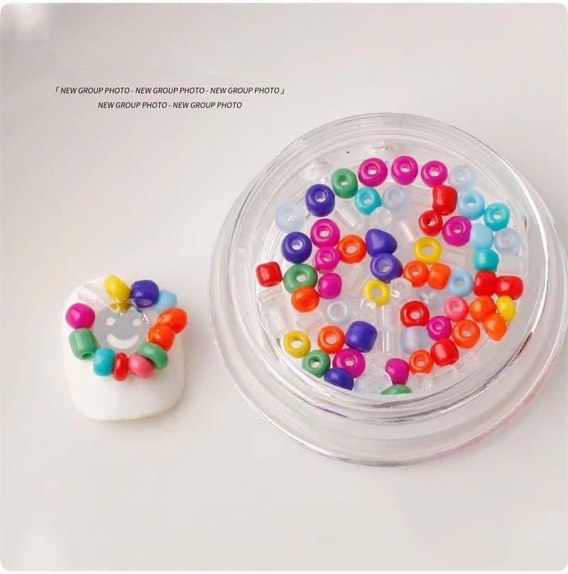 Smile Face Nail Glitter Sequin Nail Art Flake Slicing Nail Art Decoration Laser Colorful - Image 5