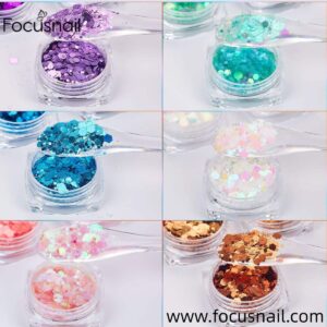 Nail Glitter Set of  Resin Enclosed Parts Face/Body Makeup Halloween Christmas Party