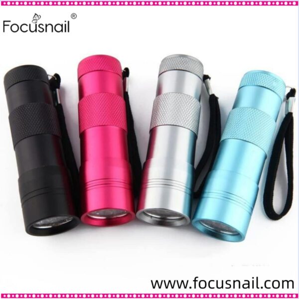 UV Light for Gel Nails, Pen-Shaped LED Light (12 Lights), Portable, Mini Size, Handy Light, Gel Hardening