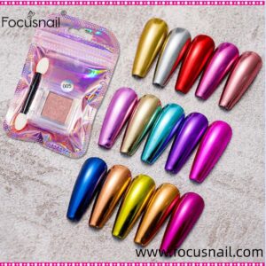 Nail Powder, Nail Powder Color Dipping Nail Powder Golden Pink