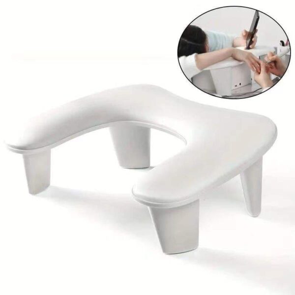 U Shape Nail Armrest Nail Hand Pillow Portable Nail Handrest Home DIY Personal - Image 3