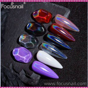 Electroplated Laser Powder Magic Mirror Chrome Powder Japanese Colorful Magic Mirror Flash Powder for Nail Art Decoration