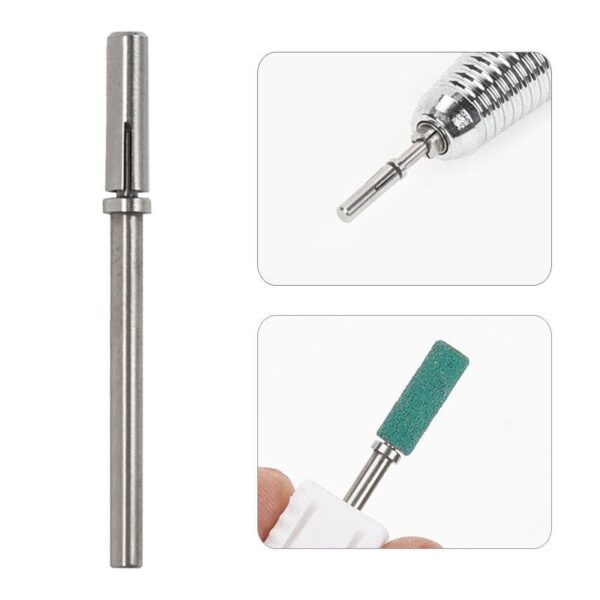 Nail Polishing Drill Bit Bearing Replaceable Polishing Ring Tungsten Steel Shaft Remove Nail Glue Remove Cuticle - Image 5