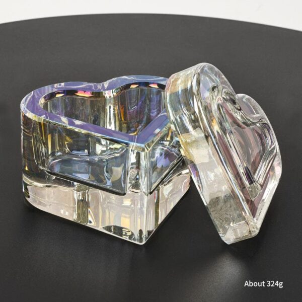 Heart Shape Dappen Dish Nail Crystal Clear Bowl Wash Cup Storage Powder Liquid Acrylic Monomer Dappen Dish - Image 4