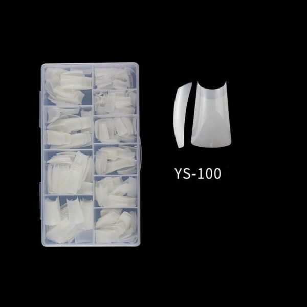 48 pcs oval heart shape nail art Artificial Nails Tips Color Chart training tools heart nail practice tips - Image 5
