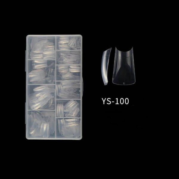 48 pcs oval heart shape nail art Artificial Nails Tips Color Chart training tools heart nail practice tips - Image 4