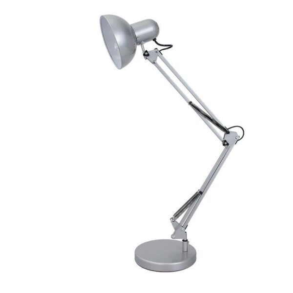 LED Swing Arm Desk Lamp, Adjustable Architect Reading Lamp, Metal Table Lamps Bedside Nightstand Lamp with E27 Bulb, Eye Protection for Study Work Office Crafts,Red - Image 2