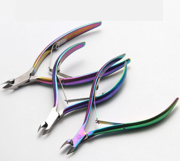 Remove dead skin steel push nail planer nail clippers stainless steel color steel nail tool - Image 3