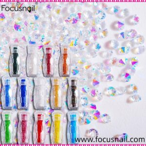 High quality, a variety of styles can be selected.3D rhinestone nail art decorations.