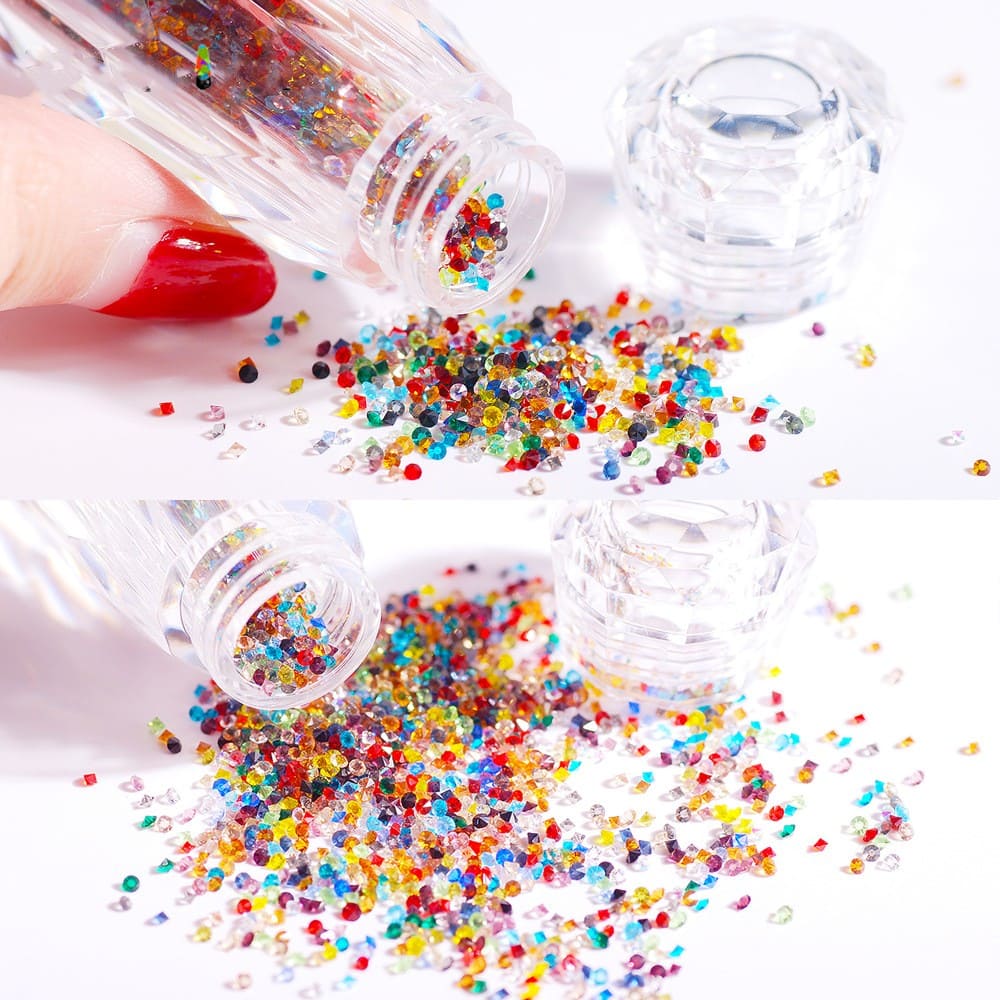 High quality, a variety of styles can be selected.3D rhinestone nail art decorations. - Image 4