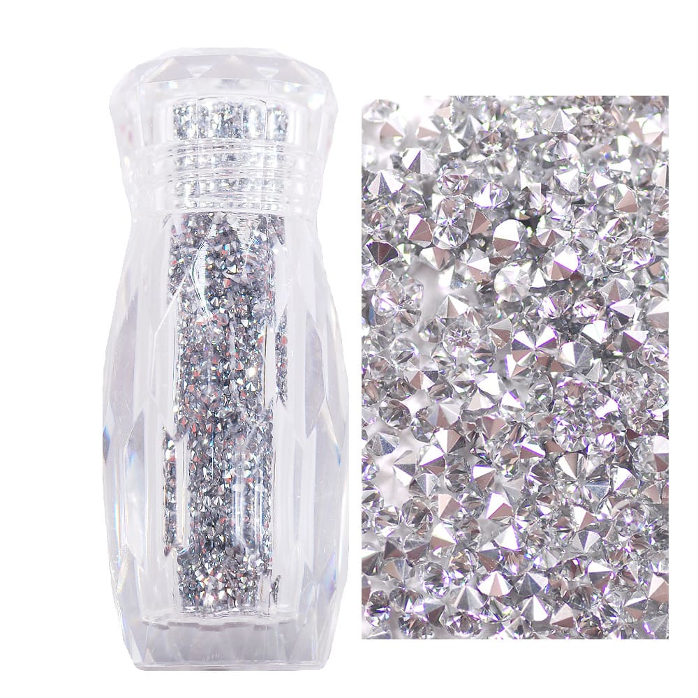 High quality, a variety of styles can be selected.3D rhinestone nail art decorations. - Image 8
