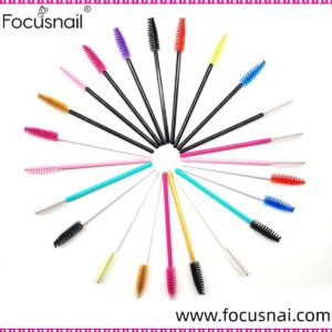 Disposable Plastic Handle Nylon Mascara Brush Eyelash Extension Micro Brush