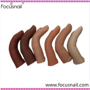 Silicone Artificial nail finger practice display nail art trailer nail practice finger