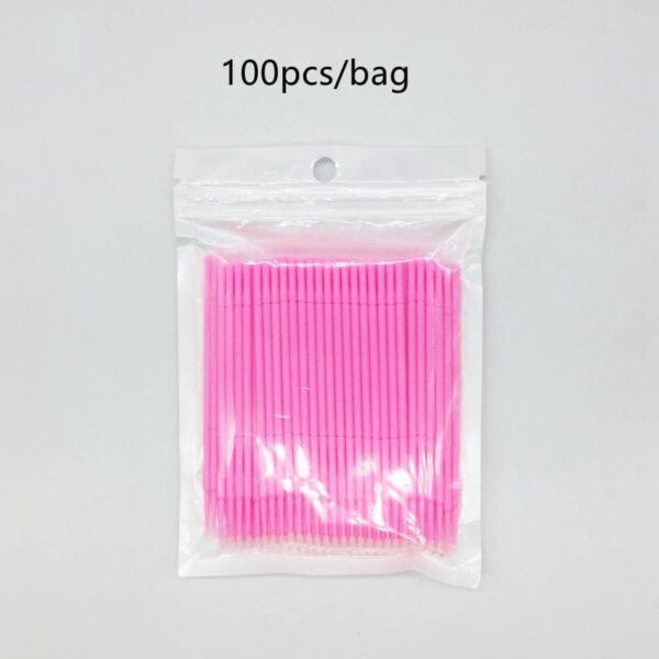 Eyelash Micro Brush Lash Primer Applicator, Mascara Brushes for Eyelash Extension, Makeup, Disposable Micro Applicator Brush Micro Eyelash Swabs - Image 5