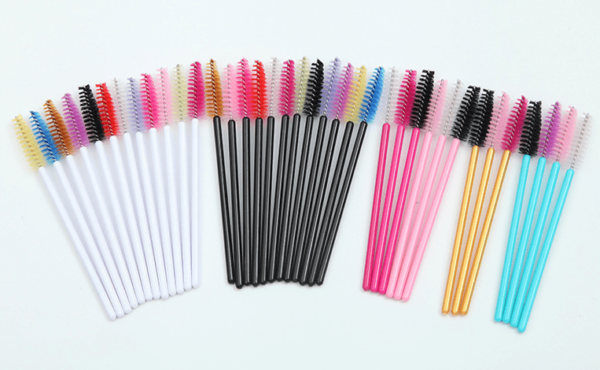Disposable Plastic Handle Nylon Mascara Brush Eyelash Extension Micro Brush - Image 7
