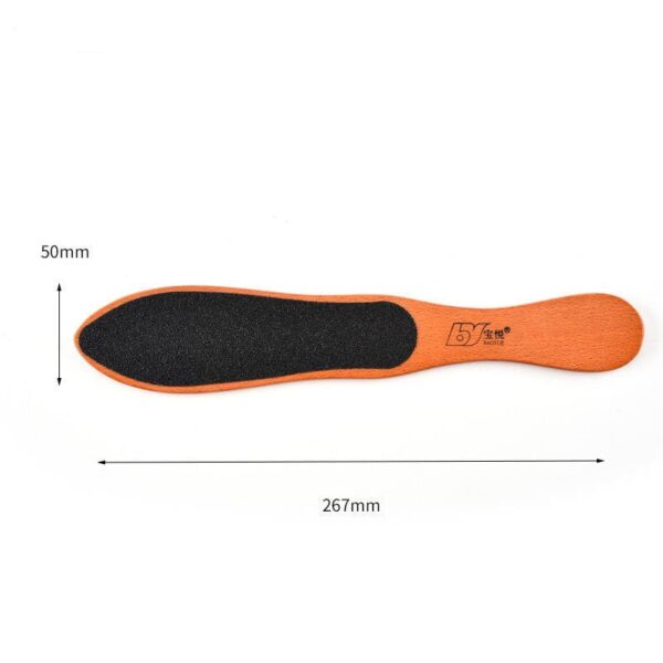 Pedicure Foot File Foot Scrubber Foot Grinder Tool Foot Brush Peeled Wooden Grater - Image 3