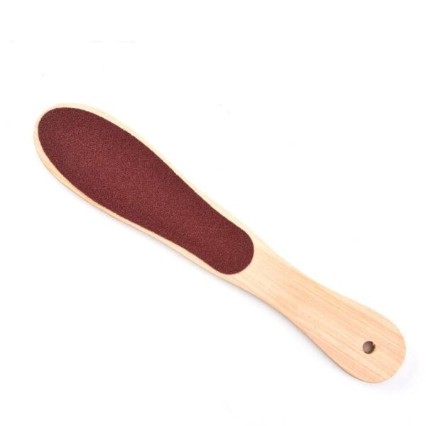 Pedicure Foot File Foot Scrubber Foot Grinder Tool Foot Brush Peeled Wooden Grater - Image 6