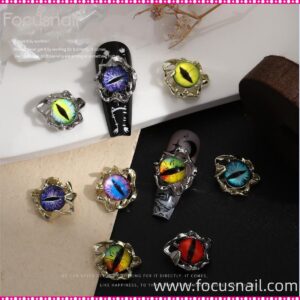 Hell Demon Mens Chinese Dragon Claw Gothic Punk Halloween nail Accessories