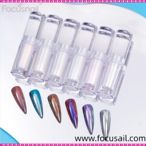 Liquid Aurora Nail Powder Glitter Shiny Iridescent Chameleon Pigment Dust Mermaid Mirror Chrome powder