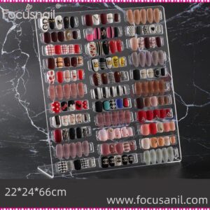 Clear Acrylic Dustproof Nail Art Showcase Display Board Display Frame