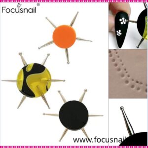 6 Sizes Circular Dotting Tools for Nail Art Ball Engraving Digital Pen Circular Nail Art Tools