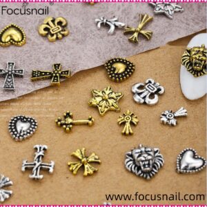 Nail Parts, Metal Parts, Retro Style Metal Parts, Punk Nail Studs, Nail Art, Nail Design, Nail Decoration