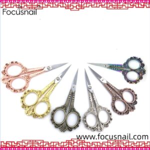 Retro style nail art exclusively for plum scissors yarn cutting tea bag cutting creative scissors nail art decoration tools