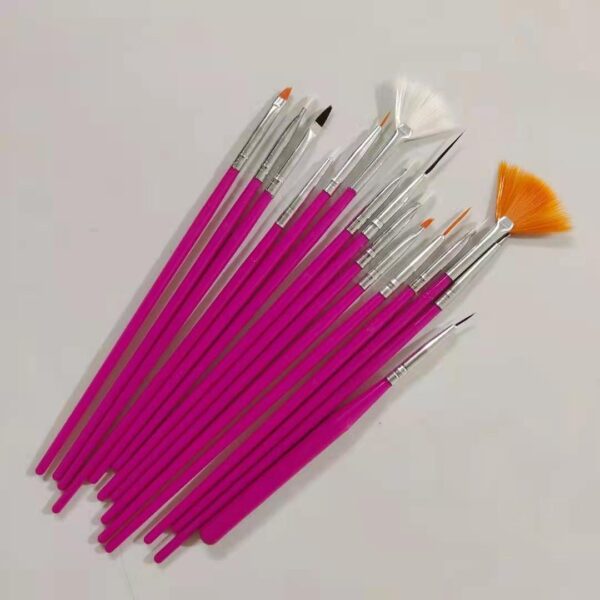 Nail Art Brush, Gel Nail Brush, Dot Pen, Round Brush, Nail Art Brush, Extra Fine Point, Flat Brush, Nail Brush, Liner Brush, Gel Nail Brush, Nail Brush, Nail Tools, Nail Supplies, Cute, Ultra Thin Brush, For Beginners - Image 2