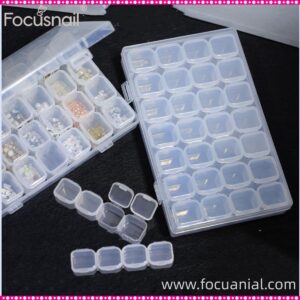 Plastic acrylic clear dispenser box, jewelry, accessories powder dispenser box