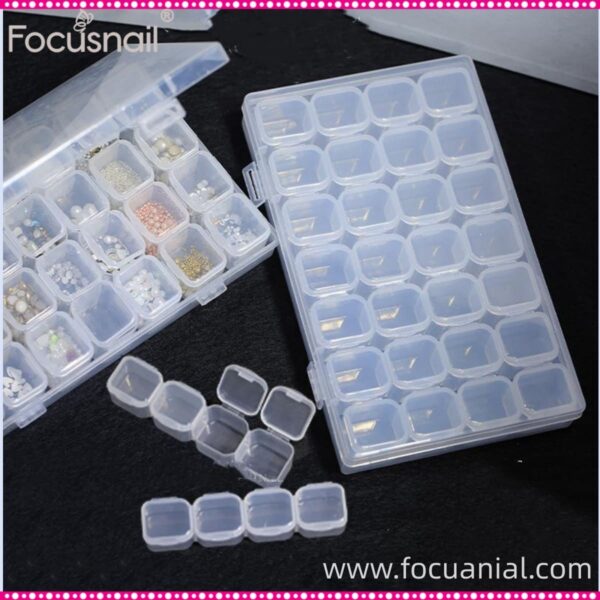 Plastic acrylic clear dispenser box, jewelry, accessories powder dispenser box