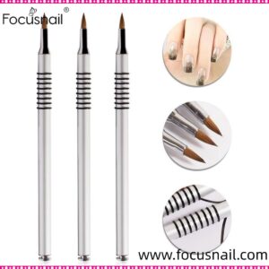 Nail Art Acrylic Brush Kolinsky Sable Designer 3D Gel Manicure Beauty Art Tools